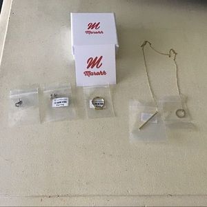 Jewelry bundle earrings, ring, necklace